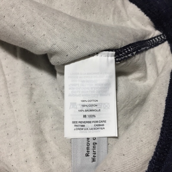 J Crew Knit Goods 1/4 Zip Pullover Sweatshirt Men’s M Navy Blue Soft - Picture 8 of 9